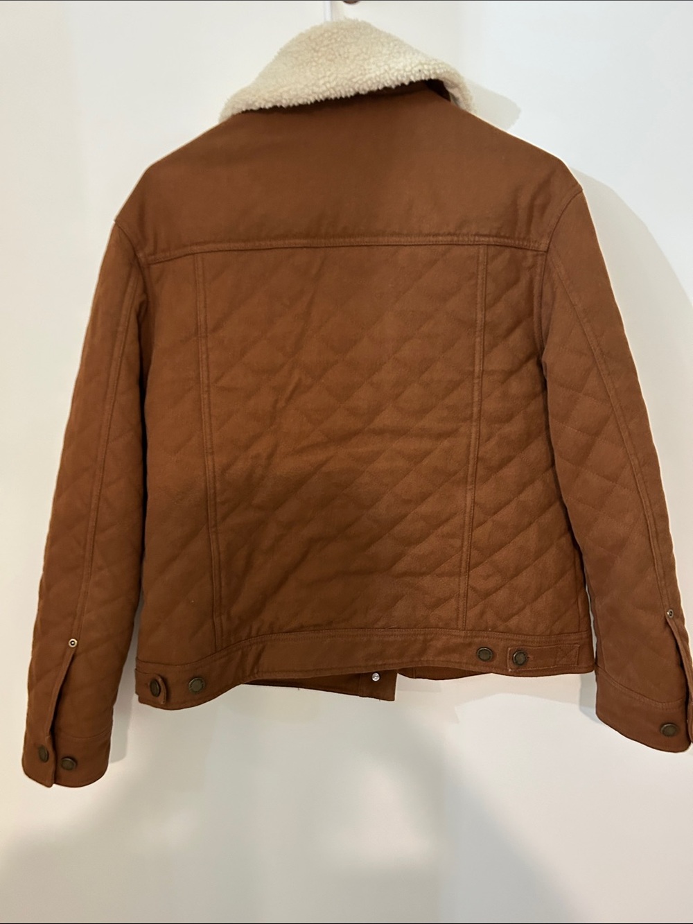 Pendleton Women's Brown Quilted Jacket with Sherpa Collar - Picture 6 of 7